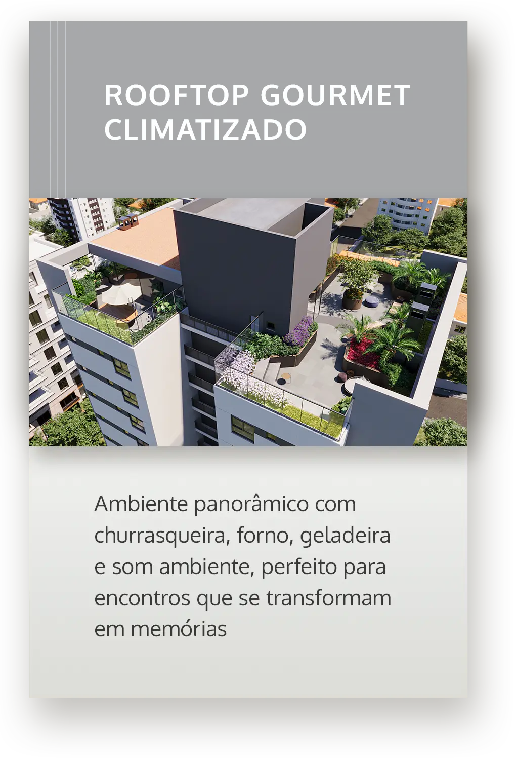 Churrasqueira no rooftop